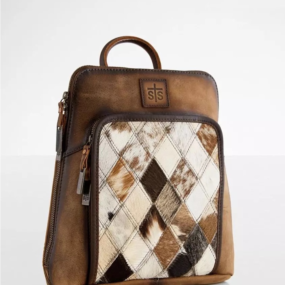 STS Ranchwear Patchwork Leather Backpack